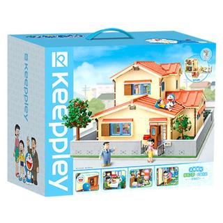 keeppley 奇妙积木 哆啦A梦系列 K20422 野比大雄的家
