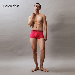 Calvin Klein内衣【4D承托系列】24春夏男士三条装ck防夹臀低腰粉内裤男NB3700 MOK-荧光粉/中春绿/浅天蓝 S