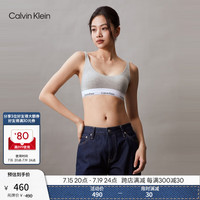 Calvin Klein内衣【摩登引力带】24春夏女士可卸垫ck无钢圈背心式文胸QF7586AD