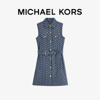 MICHAEL KORS 女士牛仔印花无袖连衣裙