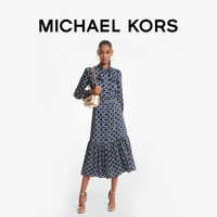 MICHAEL KORS 女士菱形格链连衣裙 含链条腰带