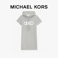 MICHAEL KORS 女士棉质连帽抽绳休闲卫衣式连衣裙