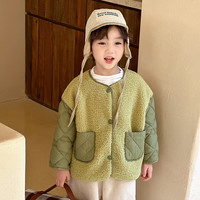棉花堂可爱风秋冬新款棉服小童男宝宝短款棉服外套加厚保暖L