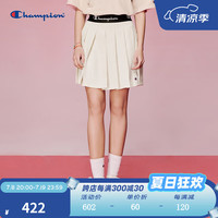 Champion百褶裙女2024夏季新款A字裙休闲短裙校园风简约百搭
