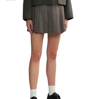 it LAP女装褶裥半身裙休闲冬季复古少女短裙百褶裙GWS861L