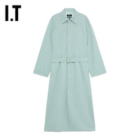 IT A.P.C.女装纯色翻领长大衣质感通勤长风衣外套F01527XM