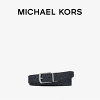 MICHAEL KORS 男士老花礼盒套装双锁扣皮带腰带