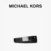 MICHAEL KORS 男士菱形格链印花皮带腰带