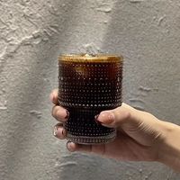 欢妍冰美式拿铁咖啡杯苏打水饮料杯玻璃水杯牛奶杯子 叠叠杯【三只】 冰淇淋杯两只