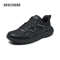 斯凯奇(Skechers)男士绑带休闲时尚运动鞋210963 海军蓝色/白色/NVW