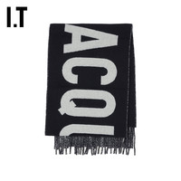 IT JACQUEMUS男款羊毛围巾时尚潮流logo装饰围脖配饰4355ML