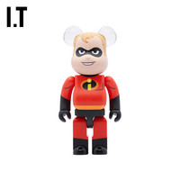 IT MEDICOM TOY BE@RBRICK手办时尚潮玩满印图案模型摆件602172MJ