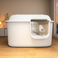 蔻丝71cm猫砂盆特大号全封闭走廊式防带砂巨型猫厕所超大猫用品
