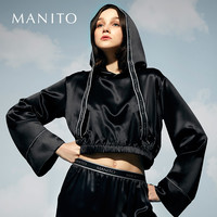 【明星同款】MANITO/曼尼陀真丝睡衣sportif桑蚕丝家居服外穿夏季