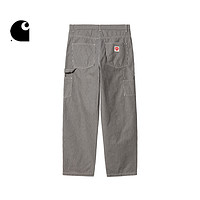 carhartt WIP 工装裤男装秋冬经典心形LOGO字母标签多口袋条纹