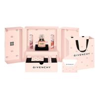 GIVENCHY 纪梵希 全心甄选礼盒 (明星四宫格蜜粉饼#01 7.5g+高定甜润唇蜜 #210 6ml+高定甜润唇蜜#112 6ml+高定甜润唇膏#N117 2.8g+心无禁忌女士淡香水 EDT 35ml) 心限量版