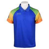 骄猛乒乓球服男女短袖乒乓球运动服透气速干 欧7光蓝色S