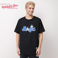 Mitchell&Ness NBAMitchell&Ness夏季纯棉圆领短袖T恤NBA球队版印花大LOGO速干衫