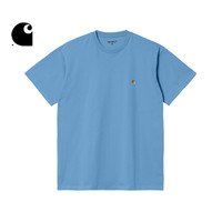 Carhartt WIP短袖T恤男装春夏经典金色LOGO刺绣圆领卡哈特236391K