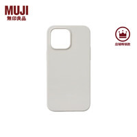 无印良品 無印良品 MUJI 再生TPU 手机壳 苹果iphone14手机壳 苹果手机壳 多巴胺 iphone 14 pro max 灰白色