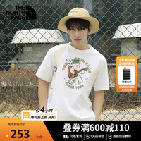 北面（The North Face）半袖T恤男短袖休闲舒适小熊简约半袖透气简约吉他24春夏新款|89U7