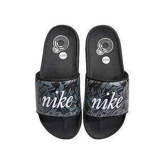 NIKE 耐克 女子拖鞋OFFCOURT SLIDE PRINT运动鞋DV8355-001 黑色 35.5码