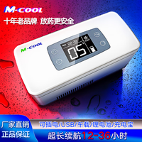 美库胰岛素冷藏盒便携式迷你小冰箱充电式车载药品家用冷藏箱 A款【单电池】续航12h 家用 0.27L