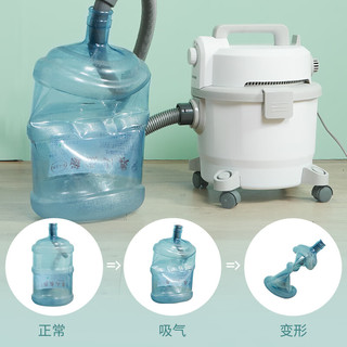 AUX奥克斯车载吸尘器家用办公大功率吸尘机干湿吹三用桶式吸尘器15L升级款