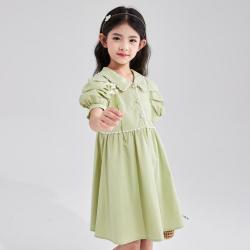 笛莎 女童连衣裙儿童夏装薄款公主裙