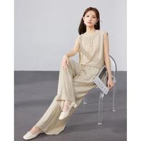 商场爱依服2024女装套装夏季短袖韩版时尚百搭上下两件套