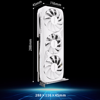 ZOTAC 索泰 GeForce RTX 4060Ti 月白 OC 显卡 16GB