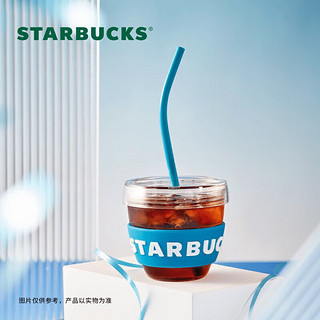 STARBUCKS 星巴克 吸管塑料杯 350ml 蓝色