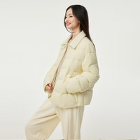 坦博尔 羽绒服女轻薄短款衬衫领韩版外套