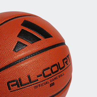 adidas室内外球场运动篮球阿迪达斯HM4975 7号 红棕/黑色 7