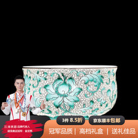 江南秋影大师级手工掐丝珐琅彩主人杯功夫茶具单杯纯手绘品茗杯茶杯小 轻奢禅定杯
