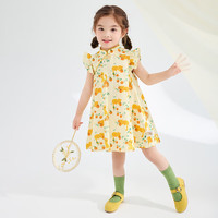 Deesha 笛莎 苏博联名 女童国风连衣裙