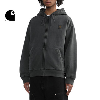 Carhartt WIP外套男装秋季经典LOGO标签特染造旧连帽23I524L GYX/中灰色 XL