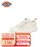 Dickies童鞋儿童帆布鞋2024夏季新款男童校园板鞋女童中大童运动鞋休闲鞋 黑白 32(鞋内长210mm)