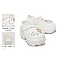 crocs卡骆驰女凉鞋 水晶雪屋洞洞鞋厚底沙滩鞋