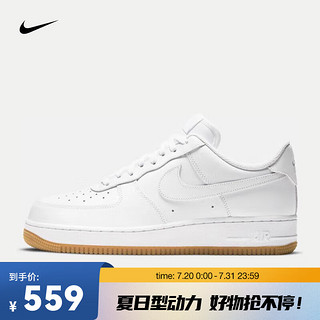 NIKE 耐克 AIR FORCE 1 '07 男子空军一号运动鞋 DJ2739-100 40.5