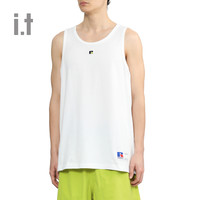 it RUSSELL ATHLETIC男装纯色无袖上衣2024春夏少年感2123LXK