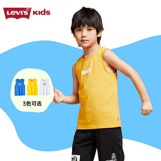 Levi's 李维斯童装男童纯棉背心夏季儿童针织无袖T恤 含羞草 150/72(M)