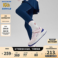 Skechers斯凯奇中大童跑步鞋儿童魔术贴女童运动鞋透气童鞋319033L 樱桃粉色/LPMT 35