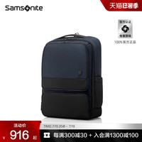 Samsonite新秀丽男士双肩包商务通勤电脑包大容量旅行轻便背包QK9