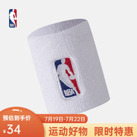 NBA运动护腕 篮球护腕男女夏季体育运动防扭伤护手腕-运动配饰 白色 F