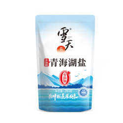 雪天 未加碘青海湖盐无碘食用盐260g家用食盐小包装无抗结剂不加碘