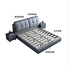 惠寻 现代简约主卧室大床 1.8*2m
