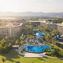 寒假不加价，500多/晚住一线海景！三亚海棠湾万达嘉华度假酒店 园景2晚+含早+门票+亲子活动+每日迷你吧等