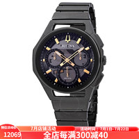 宝路华(BULOVA)Curv 计时码表深灰色表盘男士手表 防水30米潮流时尚98A206 pic os