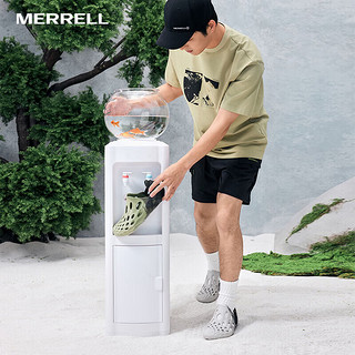 迈乐（Merrell）户外洞洞鞋HYDRO MOC毒液透气轻便一脚蹬溯溪洞洞鞋男款沙滩凉鞋 极穹灰J004119 40（偏大一码）